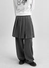 Stoa Pleated Wide Skirt Pants