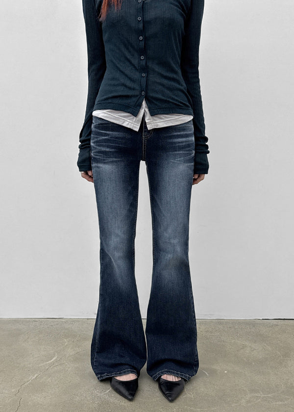 Teniro Washed Bootcut Denim Pants