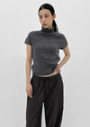 Nervik Turtleneckr Short Sleeve Knit