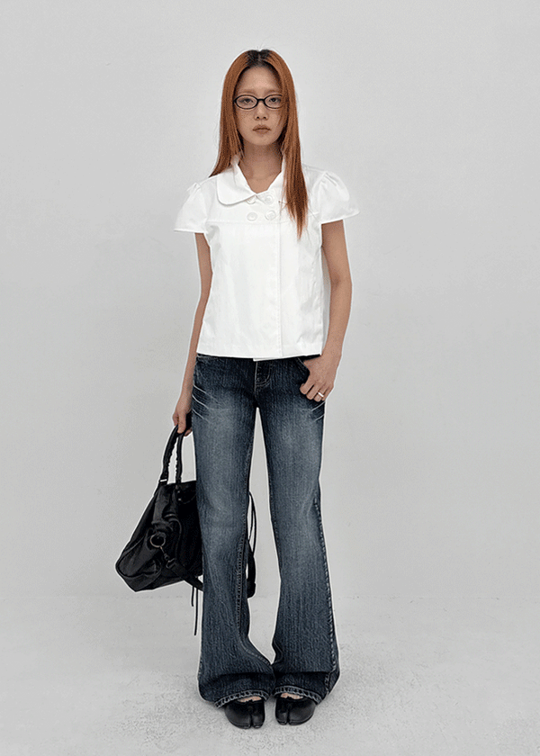 Compella Washed Bootcut Denim Pants