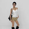 Reflect Satin Lace Sleeveless Top