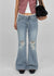 Danha Damaged Bootcut Denim Pants