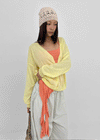 Krat Oversized Linen Cardigan