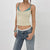 Canding Color-block Layered Sleeveless Top