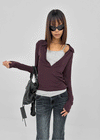 Serge collared long-sleeve shirt