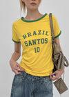 Monel D Printed Ringer Short Sleeve T-shirt