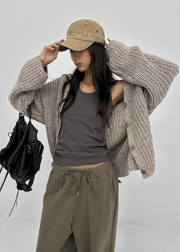 Lazzi Oversized Knit Cardigan