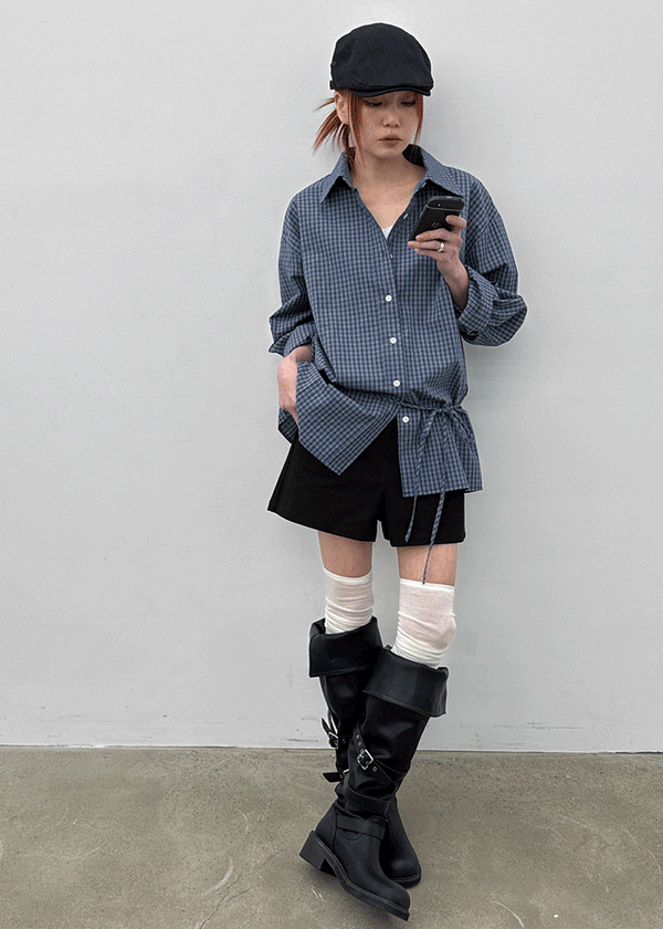 The-Nick Standard Strap Check Shirt
