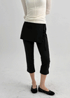 Diprem Slit Capri Skirt Pants