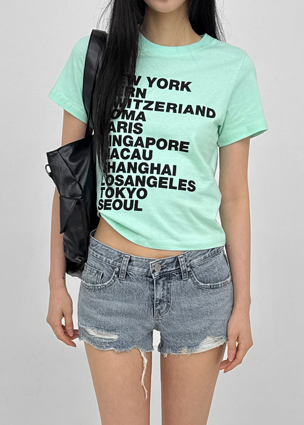 Celtyin Lettering Short Sleeve T-shirt