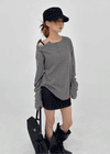 Pitan Henley Neck Waffle Warmer Long Sleeve T-shirt