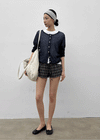 Arik Summer Linen Round Cardigan