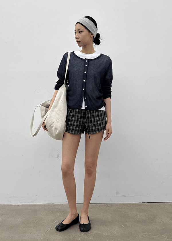 Arik Summer Linen Round Cardigan