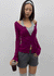 Meer Summer See-through Button Cardigan