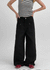 Rutum Cut-out Pocket Wide Cotton Pants