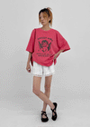 Rect Printed Loose-fit Short-sleeve Tee