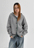 Tiya Two-tone Hooded Knit Cardigan