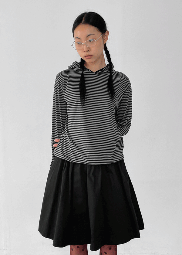 Dunang Summer Piping Stripe Hoodie