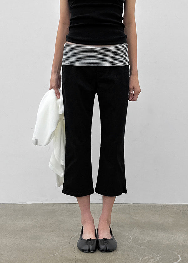 Sullyn Striped Folding Capri Pants