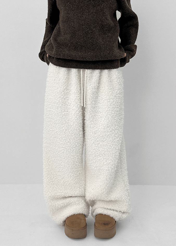 Kabejin Dumble Wide Banding Pants – BLACKUP