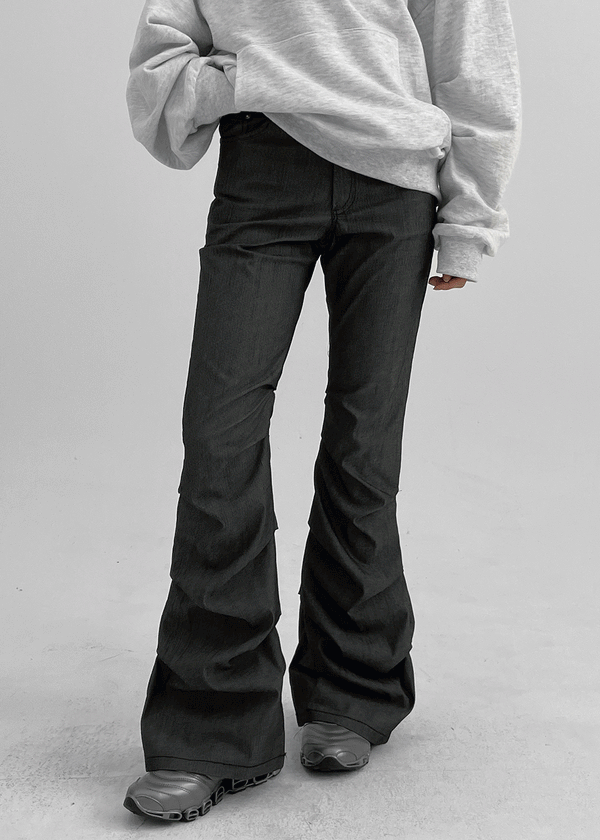 Kessy Shirring Bootcut Pants