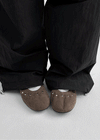Shelly Studded Suede Flats