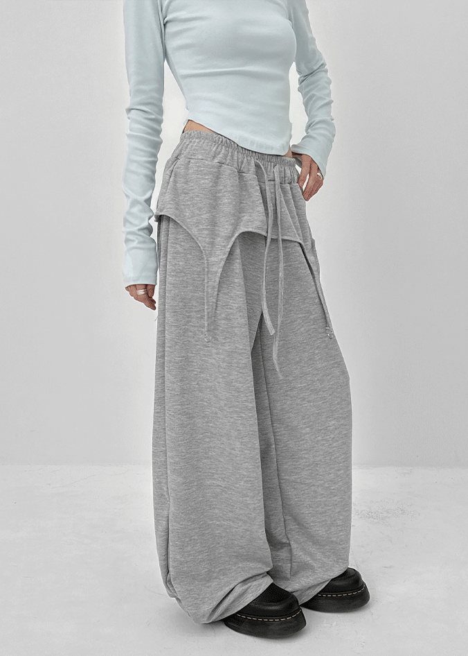 Benven Snap Button Layered Skirt Pants – BLACKUP
