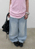 Gemmon Striped Wide Denim Pants