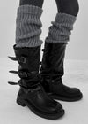 Tadan Buckle Folding Mid Boots