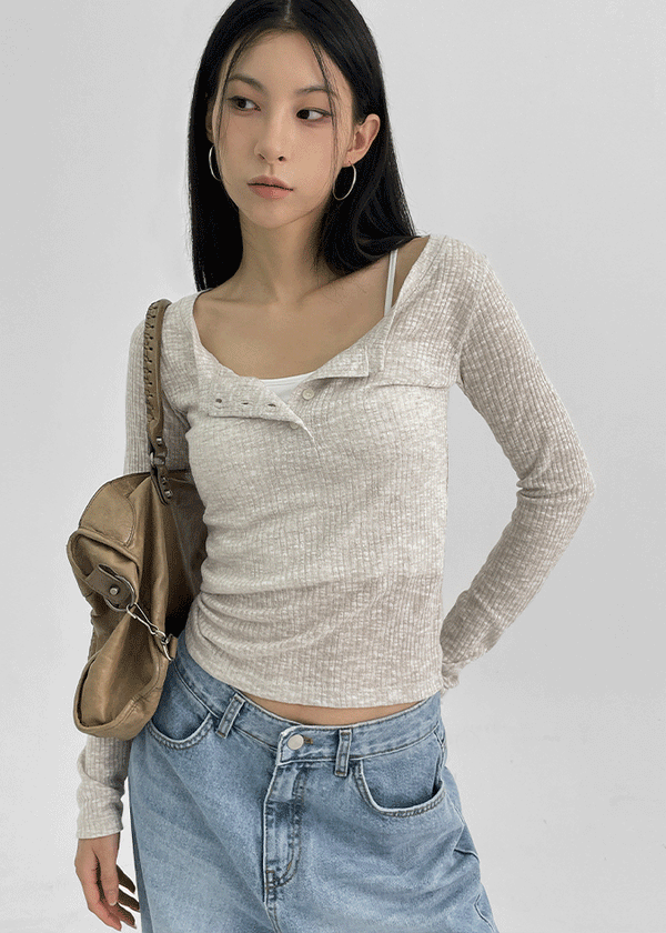 Deliv Henryneck Summer Long Sleeve T-shirt