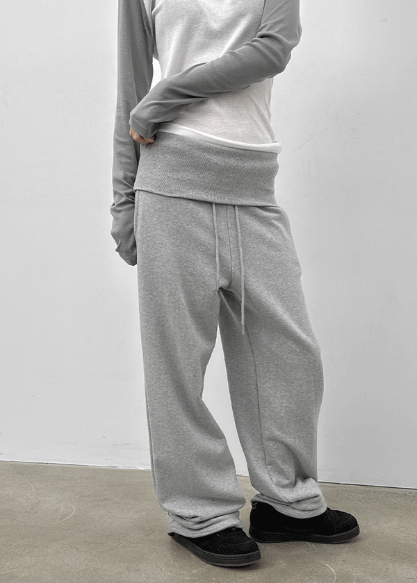 Datino Folding Wide Training Banding Pants