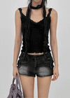 Tutom Punching Lace Sleeveless
