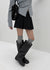 Robien Leather Buckle Long Leather Boots
