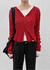 Purehi Linen Round Knit Cardigan