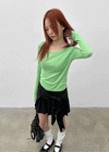 Latof Tencel Basic Long Sleeve T-Shirt