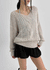 Camron V-neck Ribbed Loose-fit Knit