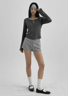 Checkings Banding Short Pants