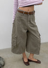 Bespo Bermuda Cargo Pants (Belt Set)