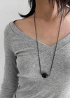 Shandel Bold Pendant Drop Necklace