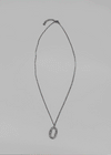 Mansion Silver Pendant Drop Necklace