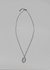 Mansion Silver Pendant Drop Necklace