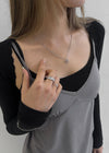 (SILVER 925) Charlene Open Silver Ring