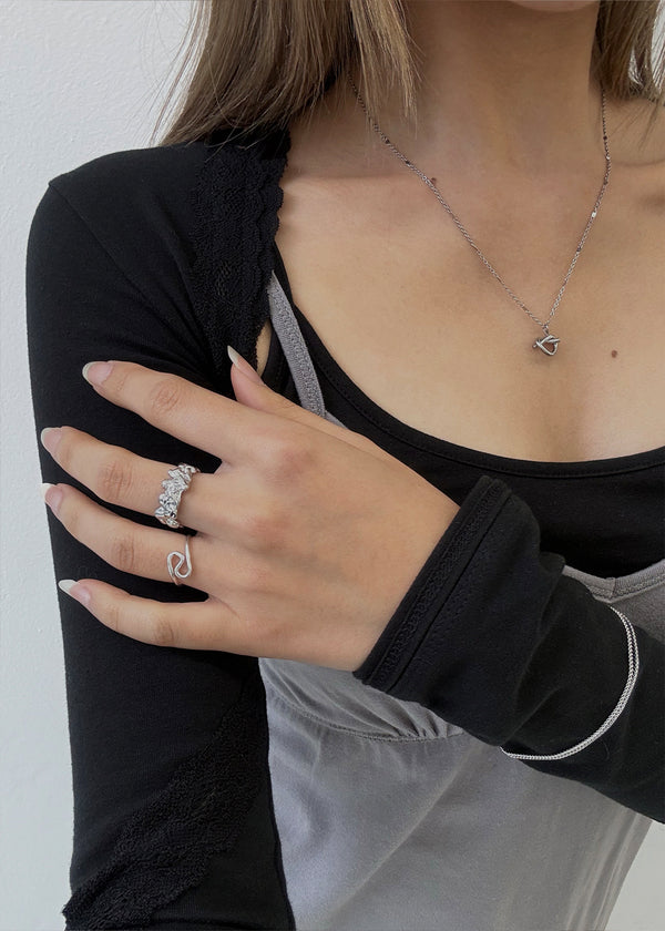 Pokiv Layered Silver Bracelet