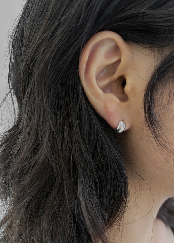 (SILVER 925) Belfi One-touch Earrings