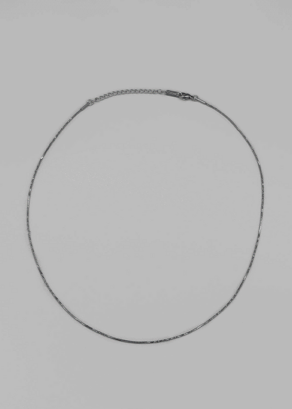 Roshan Silver Snake Chain Necklace