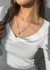 Geline Waterdrop Silver Necklace
