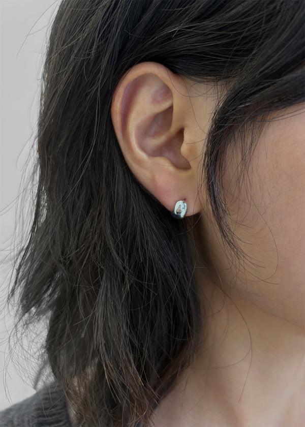 (SILVER 925) Belfi One-touch Earrings