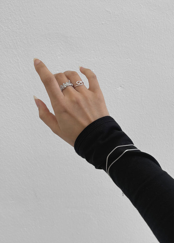 Pokiv Layered Silver Bracelet