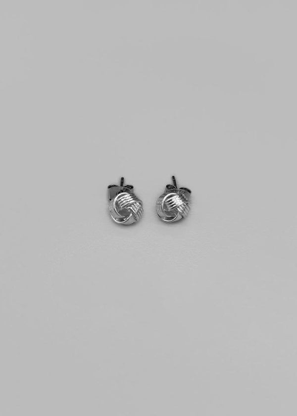 Kensyu Twisted Silver Earrings