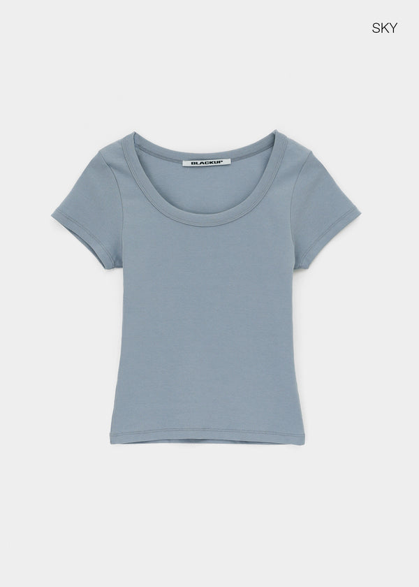 [MADE] Popuni U-Neck Short Sleeve T-Shirt